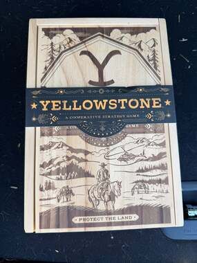 Buffalo Games Yellowstone: A Cooperative Strategy Game - Protect the Land Wooden